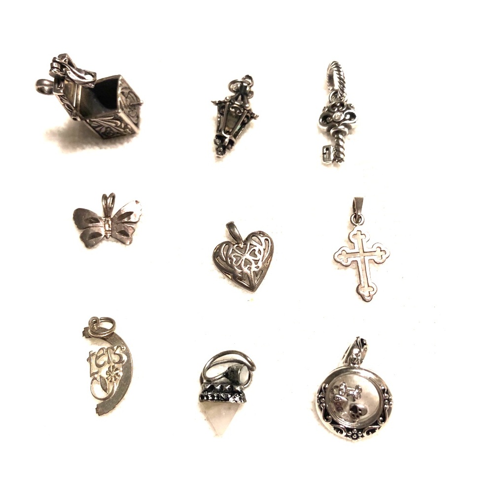 Assorted Silver James Avery and Helzberg Charms